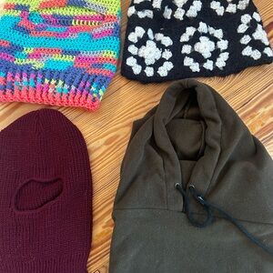 Winter hat bundle of 6 - ski mask, balaclava, hat, ear muffs